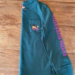 Vineyard Vines Long sleeve T-shirt, Dark green, Sz:4T